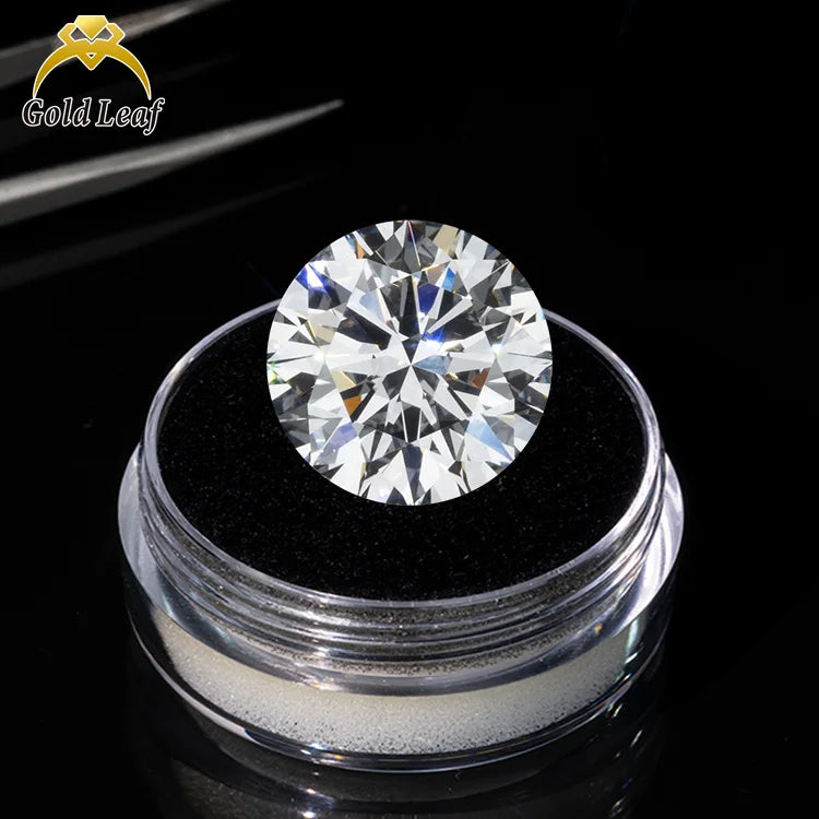 Goldleaf Hot Sale Loose Synthetic Lab Created HPHT CVD Lab Grown Diamonds 1CT to 3CT DEF Color VVS VS Clarity IGI for IGI