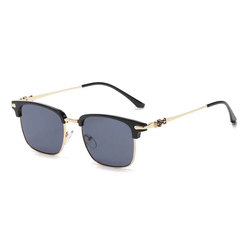 GWTNN OEM Lunettes-soleil Square Vintage Polarized Rectangle Men Retro Sunglasses Men