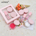 3in1 Pink Lip Care Scrub Mask Lip Glaze Kit Private Label Lip Care Set