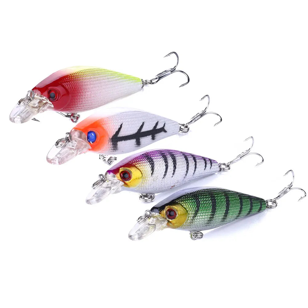 HENGJIA 8.5cm 10.3g Minnow Fishing LureBass Pike Artificial Diving Minnow Jerkbait Bass Fishing LURE