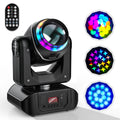 U`King 120W LED RGBW 18 Prisms Stage Effect Lighting for Wedding Disco Dj Party Ktv Bar With Remote Control Moving Head Lights