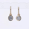 Starsgem Vintage Style Bezel Hoop Earrings 0.5CT IGI DEF VS VVS 5.0mm Round Lab Diamond Earrings Jewellery