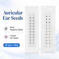 2026 New Release Crystal Magnetic Ear Seeds Acupuncture Points Auricular Therapy 20Pcs/bag