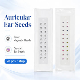2026 New Release Crystal Magnetic Ear Seeds Acupuncture Points Auricular Therapy 20Pcs/bag
