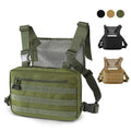 New Product Uppliers Wear-Resisting Multi-function Vest Bag Black and Green Tactical Chest Rig Bag Gym Tactical Bag