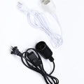 Two-flat Plug 303 Switch Cable Nut Power Cord Universal Head Ceramic Lamp Holder Plug Rotating Head Switch E27 Lamp Holder