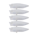 NO MOQ 80mm 11.65g Unpainted Fishing Lure Blanks ABS Popper Blank Crankbait LQG37