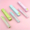 New Product of Pocket Drinking Straws Reusable Collapsible Stainless Steel Straws with Color Changing Drinking Straw