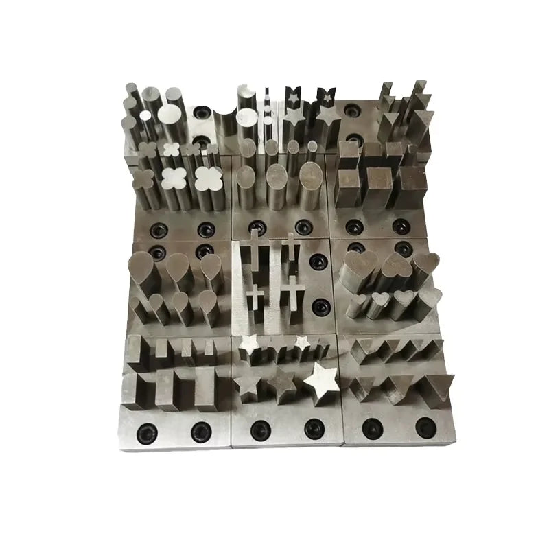Jewelry Making Disc Cutter Set Water Drop/Star/Oval Shape Cutting Tool with Cross Base Puncher for Gold Silver Metal Crafting