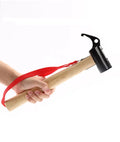 Hot Outdoor Accessories Tent Peg Claw Hammer Lightweight Stainless Steel Camping Hammer With Wood Handle
