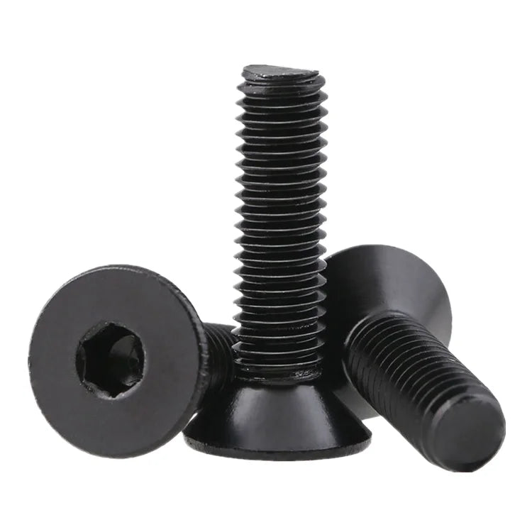 High Quality M2 M2.5 M3 M4 M5 M6 M8 Black Allen Wafer Ultra Low Profile Thin Flat Head Hexagon Socket Head Machine Screw