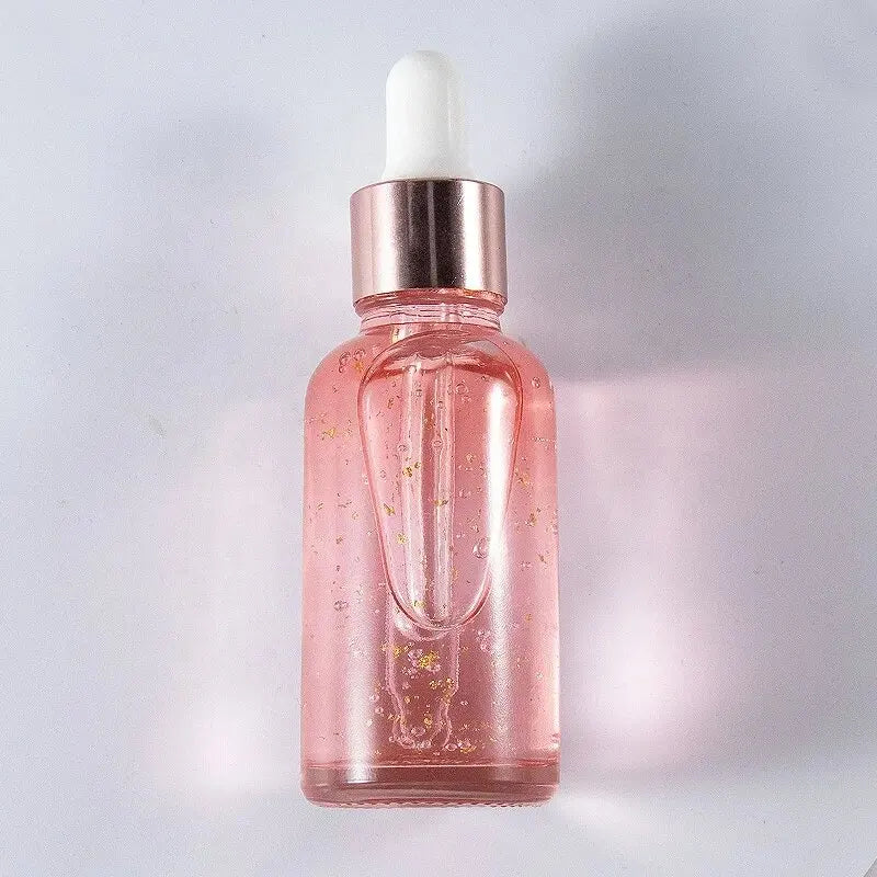 OEM Organic Skin Illuminating Elixir Private Label Anti Wrinkle 24K Gold Vegan Rose Oil Facial Age Glow New Face Serum