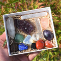 Custom Chakra Stones Crystal With Box Healing 7 Chakras Meditation Crystal Set