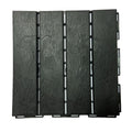 Plastic Composite DIY Plastic Deck Tile Balcony Terrace Garden Patio Flooring Interlocking Deck Tile