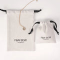 Chuanghua Custom Logo Jewellery Personalized Pouches Muslin Cotton Linen Pouch Gift Drawstring Packing Pouch