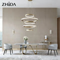 Villa Furniture Dinning Table and 6 Chair Luxury Restaurant Gold Stainless Steel Base Marble Dining Room Sets Dining Table