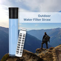 Factory Wholesale Manual Solid Portable Outdoor Drinking Water Filter Straw with 500L Filtration Life