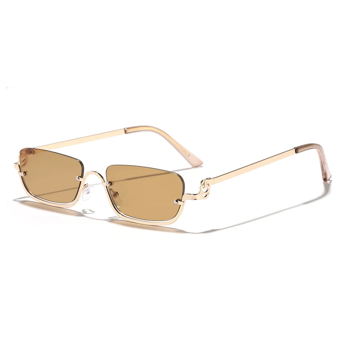 New Arrivals Luxury Half Metal Frame Sun Glasses Uv 400 Fashion Custom logo Designer Shades Sunglasses for Women Men