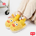 2022 New Creative Cute Cartoon Fluffy Cotton slippers Female Autumn and Winter Indoor Warm Soft Sole slippers Male