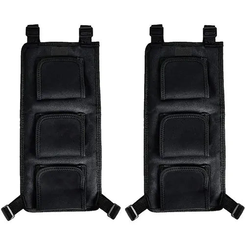 MultiFunction Back Seat Car Vehicle Fishing Rod Holder Bag  With Elastic Band and Adjustable Strap