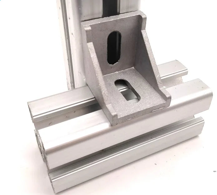 Smooth and Flat Corner Bracket for 4040 Die Cast Aluminum Machine Cheap Price Angle Extrusion Bracket