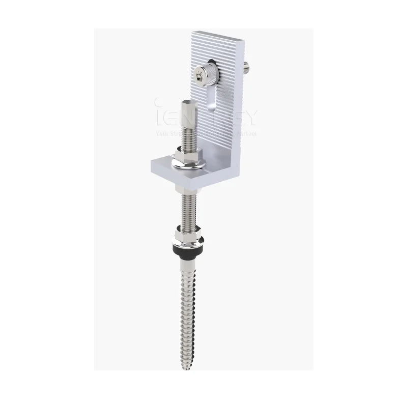 Solar Mounting Component Solar L Foot With M10x250mm Hanger Bolt for PV Struncture