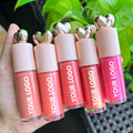 Hot Heart-shaped Lip Gloss Private Custom Vegan Long-lasting Matte Liquid Lipstick Large Brush Head Lipgloss Empty Tubes