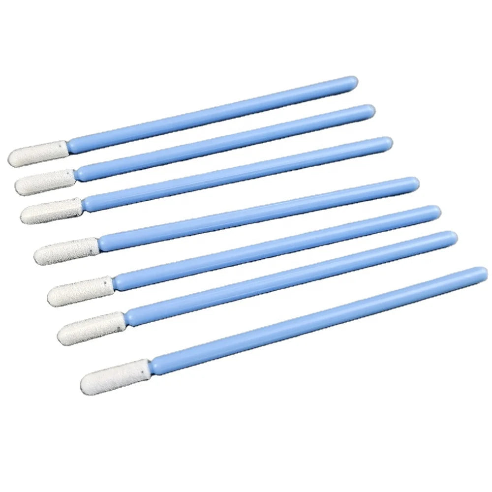 100 Pcs/bag Open-Cell Foam Head Cleanroom Stick for Electronics Sponge Swabs