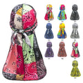 Silky Satin Outdoor Sporty Basketball Running Fitness Sports Headscarf Turban Designer Hat Wholesale Custom
