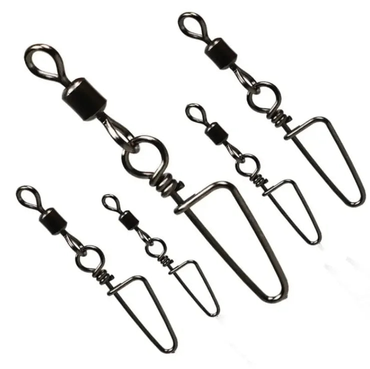 Coastlock Snap Decoy Connector Clips Ball Bearing Rolling Swivel Fishing Accessory
