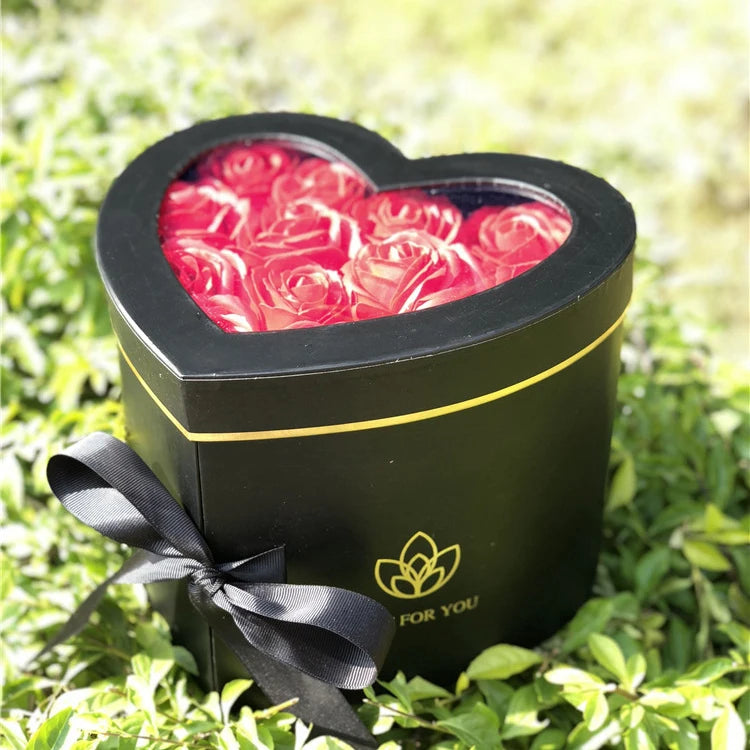 Premium Quality Heart Shaped Flower Box Gift Boxes for Luxury Flower and Gift Arrangements with Lids for Luxury Style Flower