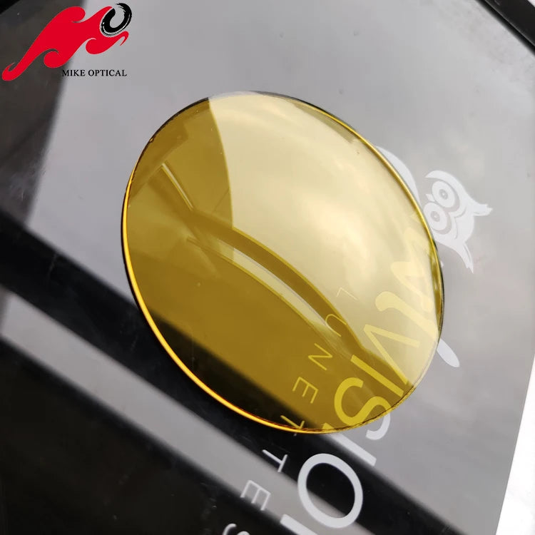 Single Vision Optical Lens Sunglasses Lens Glass Good Quality Glass Lens Yellow Glass Lenses