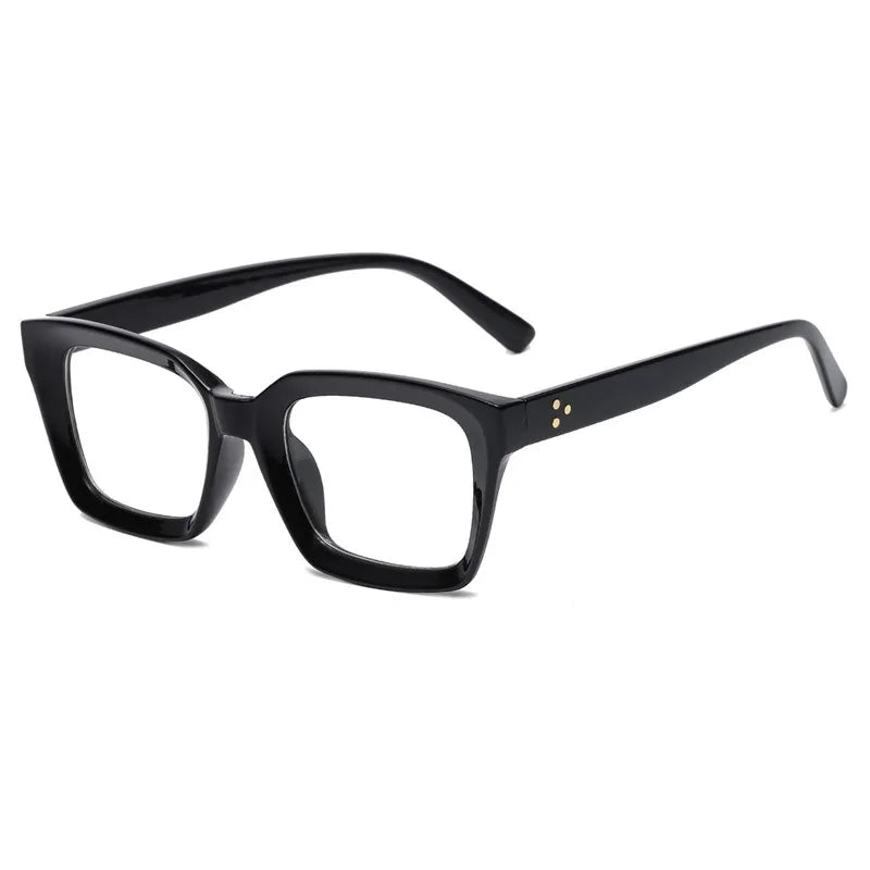 Unique Design Plain Glass Optical square Eyeglass Frames Fashion Anti-blue Light Glasses Classic Women Men