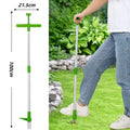 Transplanting Digging Tool Double-section Separable Aluminum Tube Manual Grass Puller with Foot Pedal MegaBDM