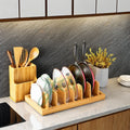Portable Eco-friendly Utensils Rack Kitchen Dish Multi-functional Built in Dish Rack for Kitchen Draining Rack Storage Holder