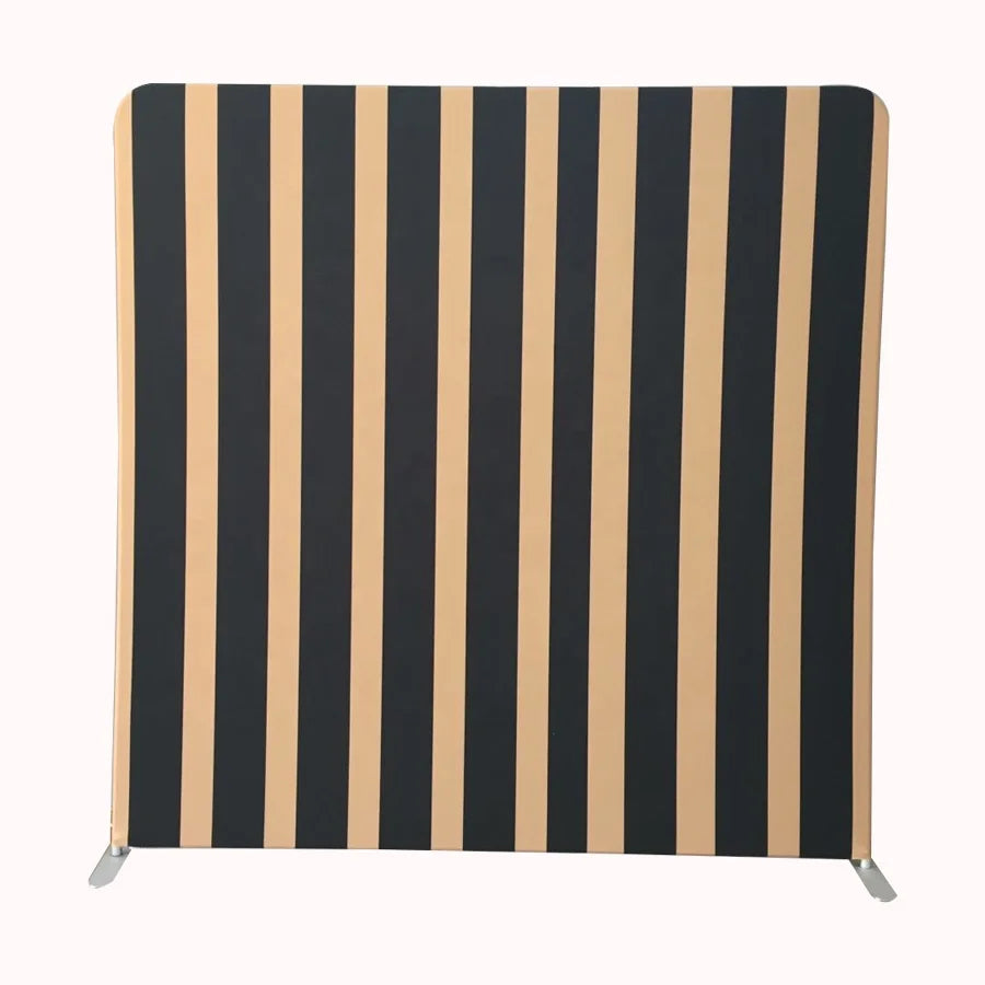 8ft Customized Aluminum Pipe Tension Fabric Square Display Stand for Exhibition Booth