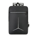 Custom Large Capacity Men's Waterproof Travel Computer Backpack Eco-Friendly Leisure USB Zipper Closure Hot Sales Logo Included