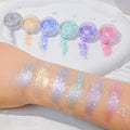 Holographic Opal Flake Glitter Nail Powder Eyeshadow Polarized Manicure Ultra-Thin Sequins Dust Velvet DIY Manicure Powder