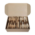 Customized Logo Disposable Wooden Soup Spoons Safe to Use Leaking Easily Single Use Wooden Cutlery