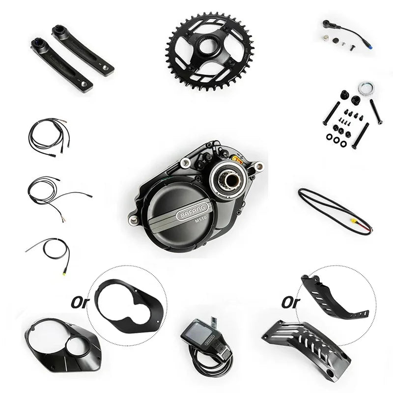 Nice Engine of the Newest Generation Bafang M510 48v 250W Mid Drive Motor Electric Bike Conversion Kit