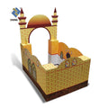 Hot Sale DIY Cardboard Masjid Playhouse Drawing and Coloring Play DIY Paper Mosque