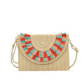 2024 Fresh Vacation Travel Everyday Collocation Paper String Crossbody Bag for Lady