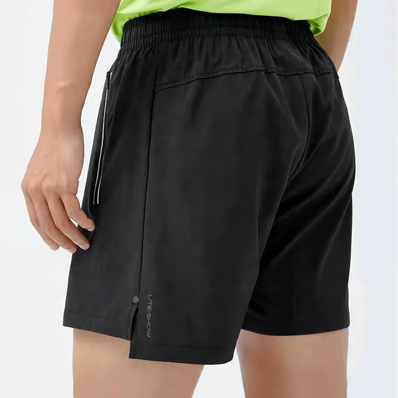 Custom Logo Running 100%Polyester Sportswear Active Gym Men Shorts