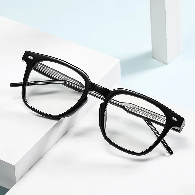 Aochi New Design Tr90 Square Classic Frame OEM Anti Blue Light Computer  Glasses