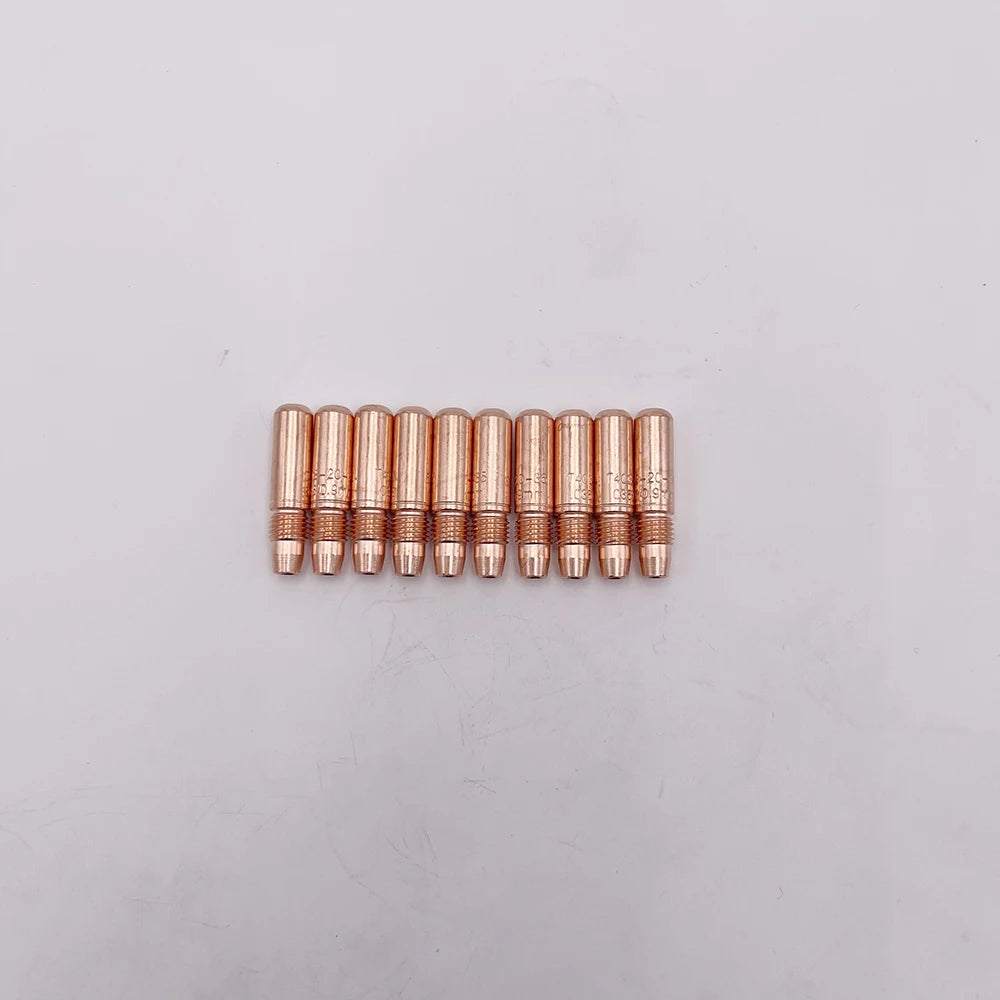 JINSLU Premium 10 PCS MIG MAG MMA Tip Nozzle High Performance TN403.20.35 CuCrZr Contact Tips Set for Welding & Soldering