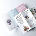 2022 Hot Sale Customizable Recycled Earth-friendly Pamphlet Trifold Brochure Booklet Flyerleaflet 4c Offset Printing Matt/Glossy