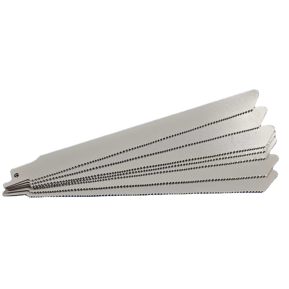 M42 BIM Reciprocating Saw Blade 9'' 10/14T 0.05'' Thickness White Painted Inverted Head Industrial Laser Welded for Cutting Wood