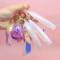 Hot Mini Cute Kids Squeeze Tube Private Label Vegan Lip Gloss With Keychain Moisturizing Lipgloss