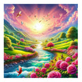 True Manufacturer Wholesale Custom 5D Wall Art Luxury Home Decor Landscape Paintings DIY Diamond Painting Kits ASF2854