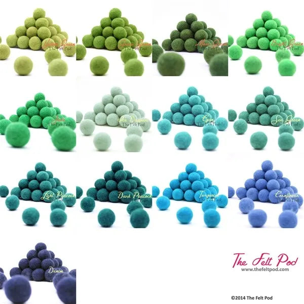 Hot Selling Home Decoration Diy Felt Craft Wool Balls Organic 2cm 2.5cm 20mm 100%  Wool Balls